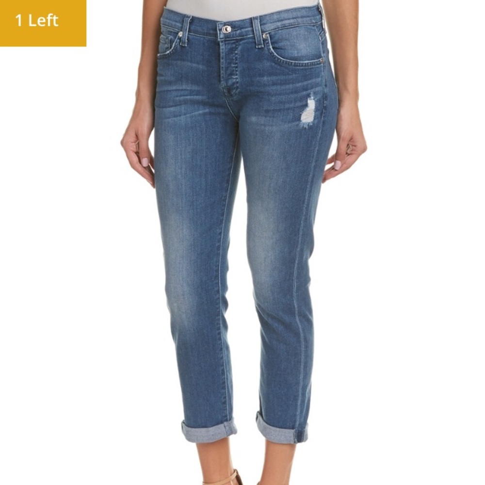 7 for all Mankind Skinny Boyfriend Jeans